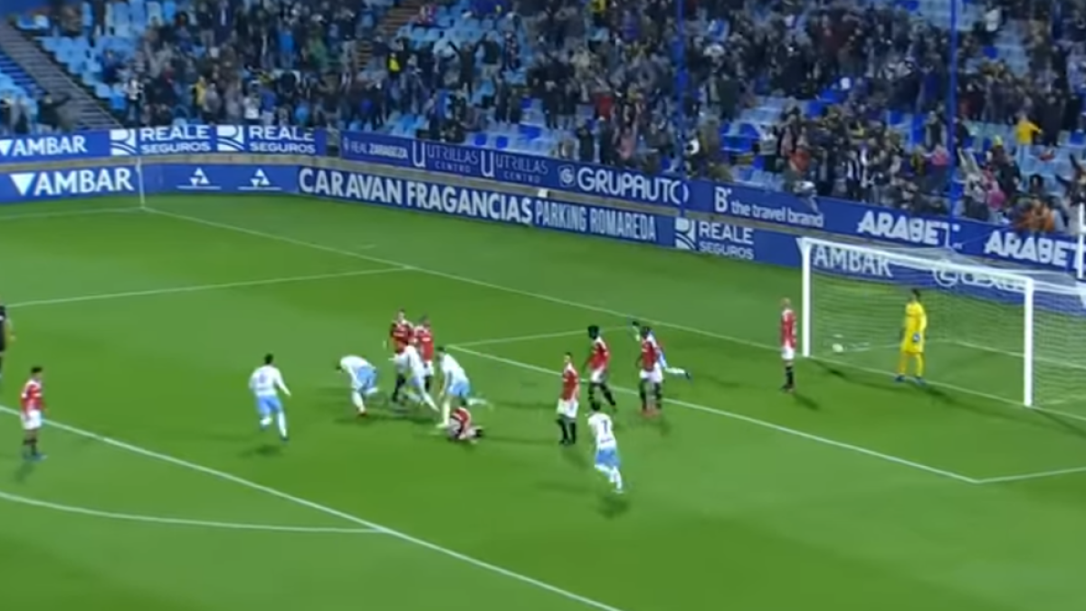 Un moment del Zaragoza-Nàstic