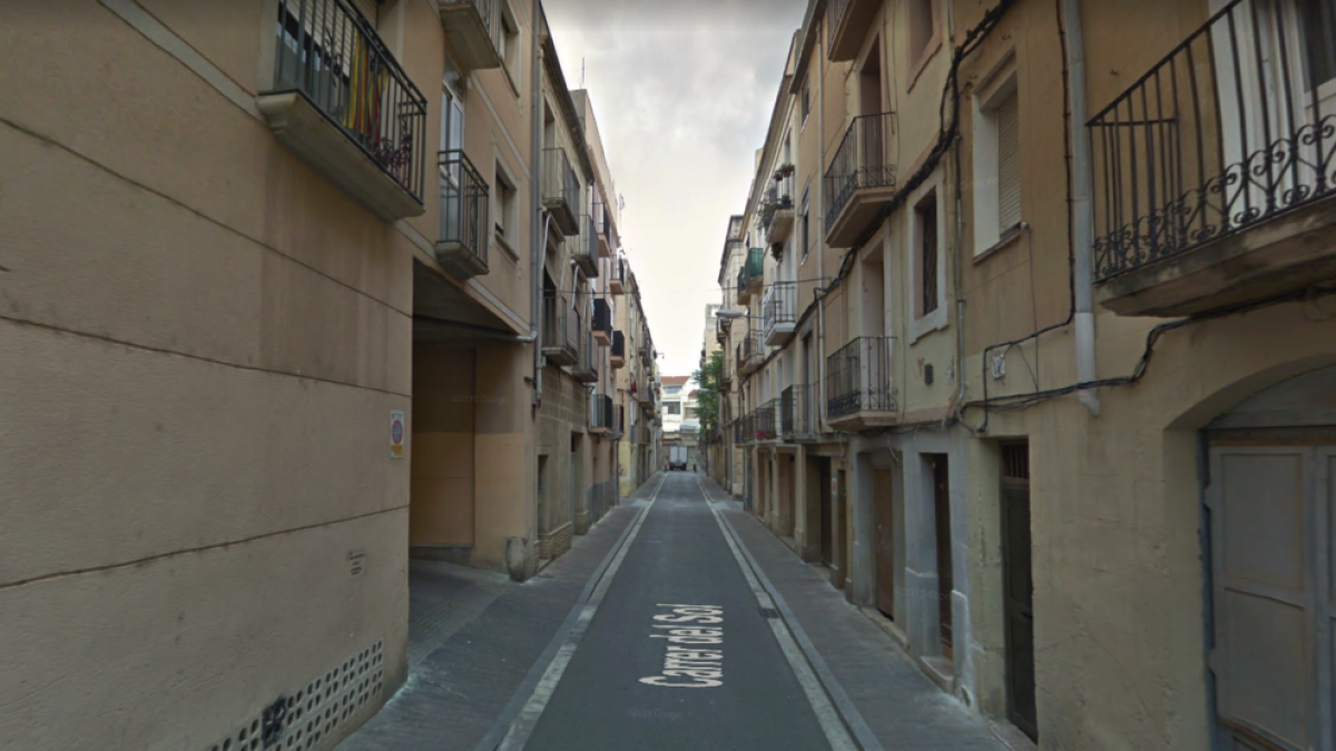 Imagen de la calle del Sol de Reus.