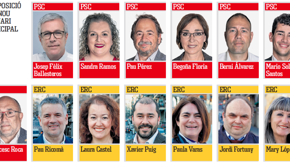 El plenari de Tarragona incorpora tretze noves cares, la meitat dels 27 regidors