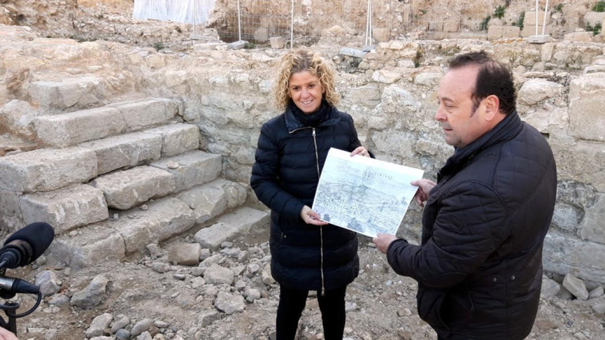 Troben restes de l'espai públic de la Tortosa romana i la façana fluvial del Renaixement