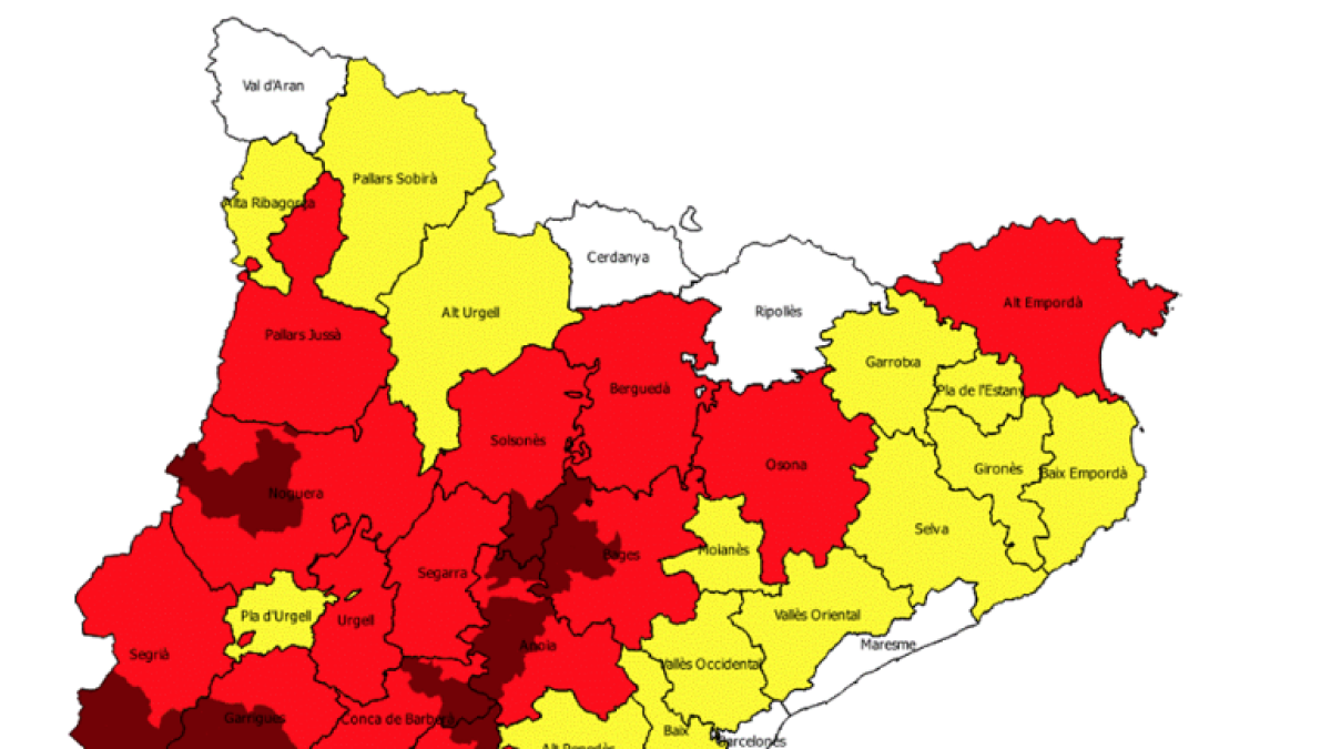 Agricultura alerta de l'alt risc d'incendi al Camp de Tarragona i l'Ebre a partir de demà