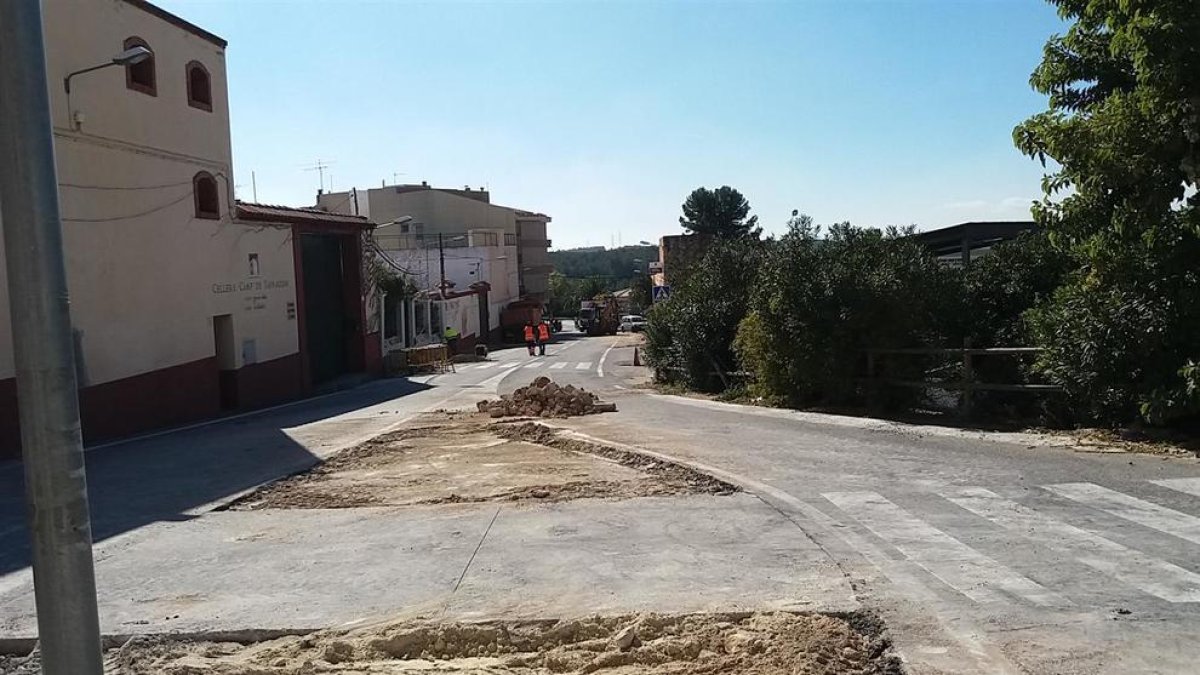 Inicien els treballs de millora de les travesseres de la Secuita a la T-223 i la TV-2231