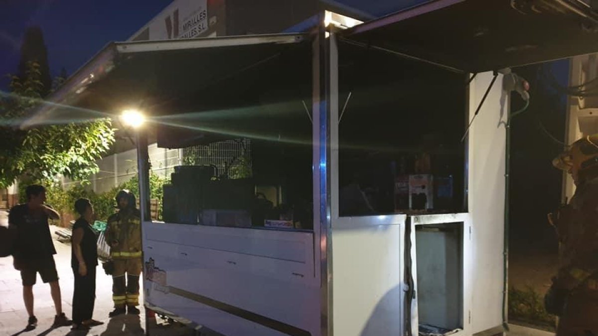 Detenido por incendiar la churrería de Alforja