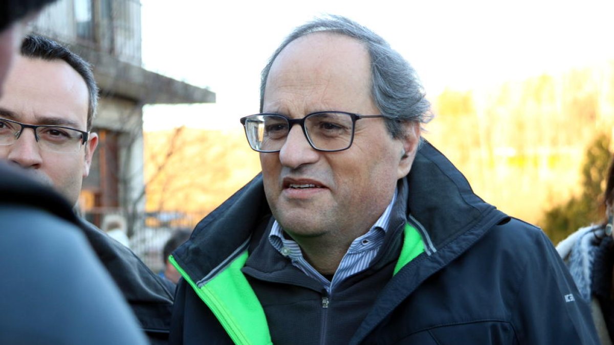 Torra diu que dilluns aniran a Brussel·les a denunciar «una causa repressiva» contra la independència de Catalunya