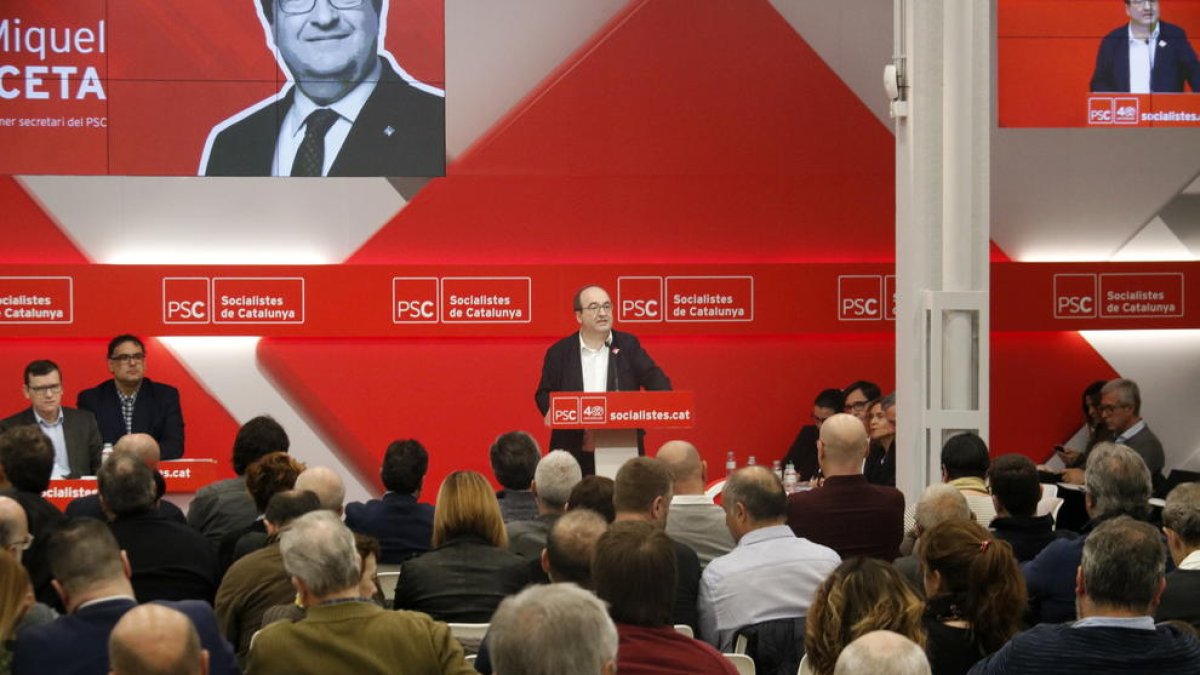 Iceta: «Catalunya ha estat derrotada a Waterloo i els interessos dels catalans traïts pel govern independentista»