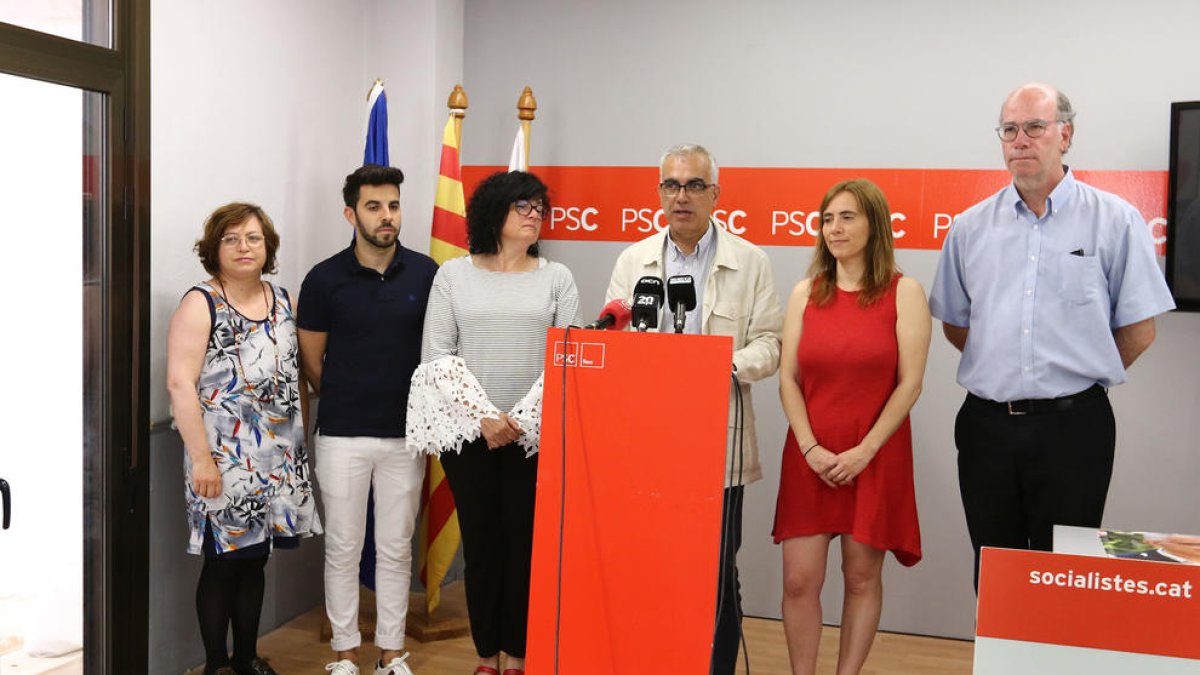 El PSC dice «sí» a un pacto con ERC y CUP y quiere compartir alcaldía con Llauradó