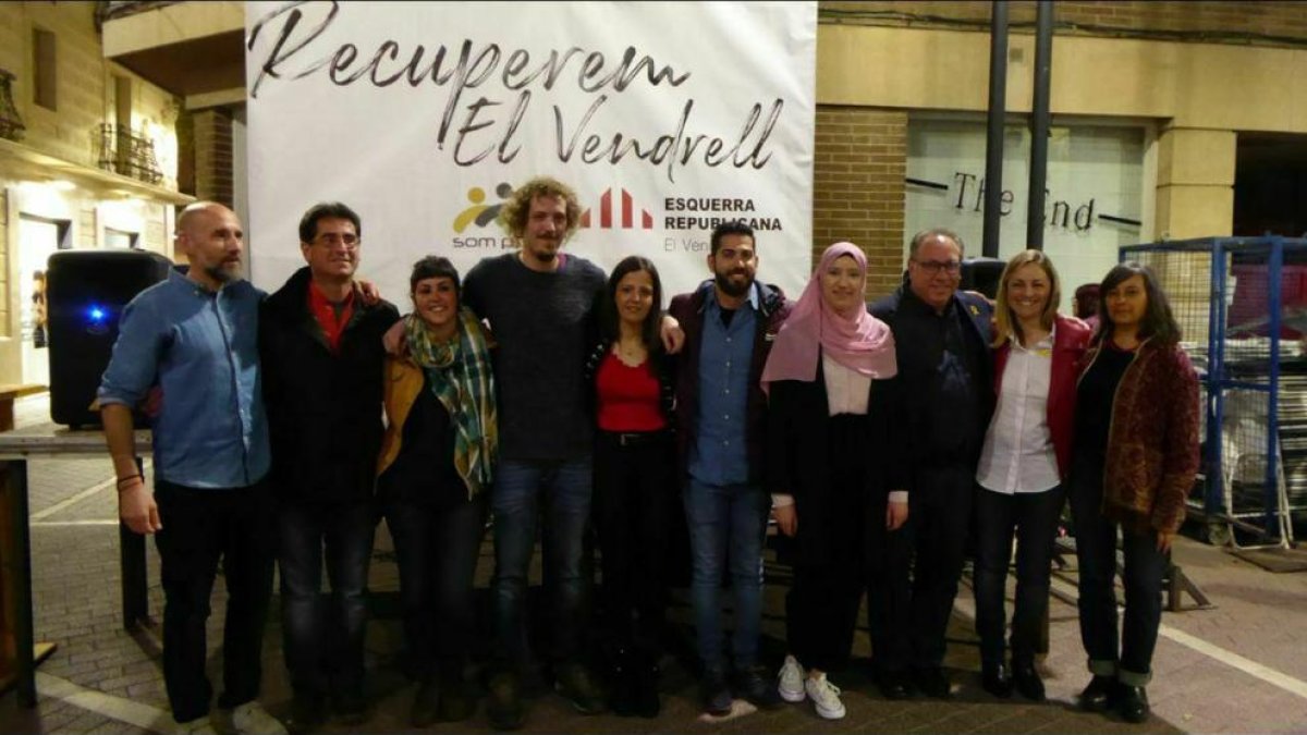 SOM Poble y ERC presentan la nueva candidatura unitaria bajo el lema 'Recuperem El Vendrell'
