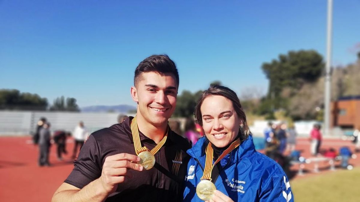 Medalles d'or de Berta Castells i Aarón Solà