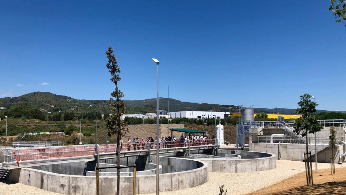 La Selva convierte en una fiesta el estreno de su nueva depuradora de aguas residuales