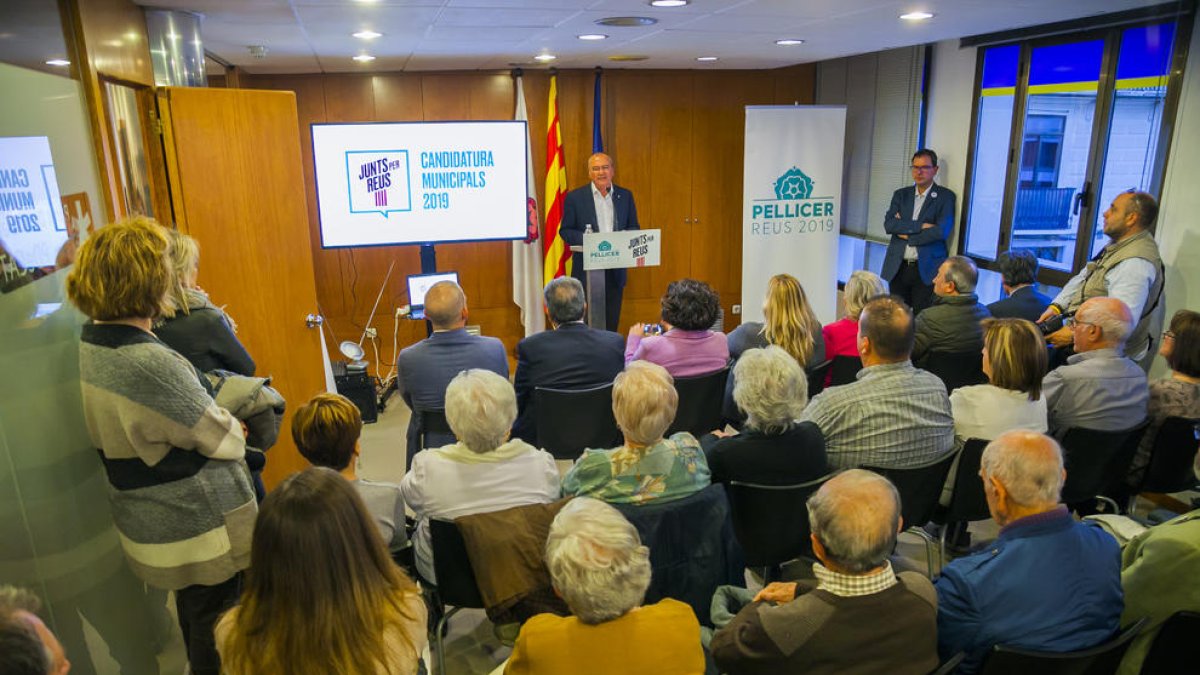 El candidato de Junts per Reus, Carles Pellicer.