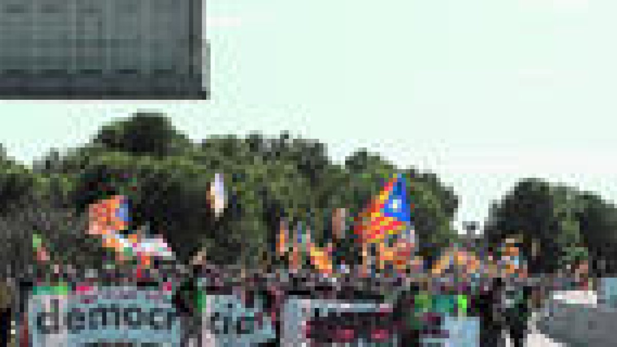 Milers de participants en la columna tarragonina de la Marxa per la Llibertat