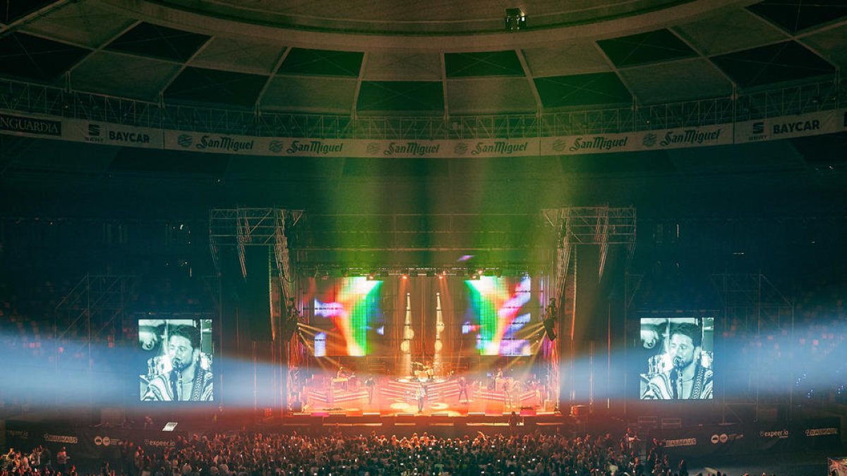 Imatge del concert de Manuel Carrasco a la TAP aquest agost.