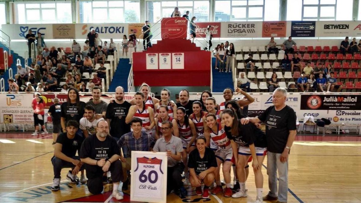 Imagen de archivo del equipo del CB Valls Lear.