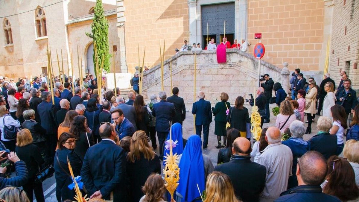 Tarragona celebra el Diumenge de Rams amb la Benedicció de palmes