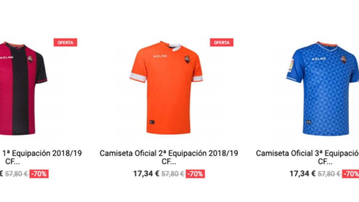 Kelme liquida las camisetas del CF Reus