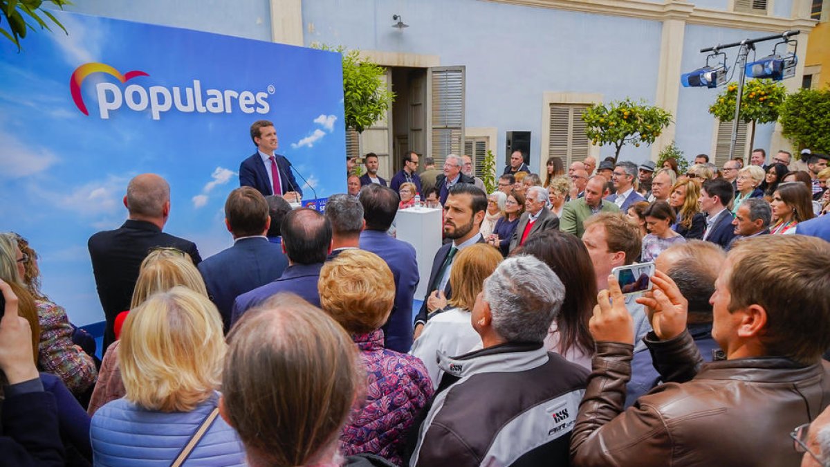 Pablo Casado, a Tarragona, promet posar ordre a Catalunya, que «mai serà independent»