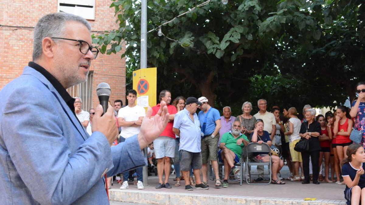 El alcalde Pau Ricomà, pregonero de las fiestas de la calle Goya