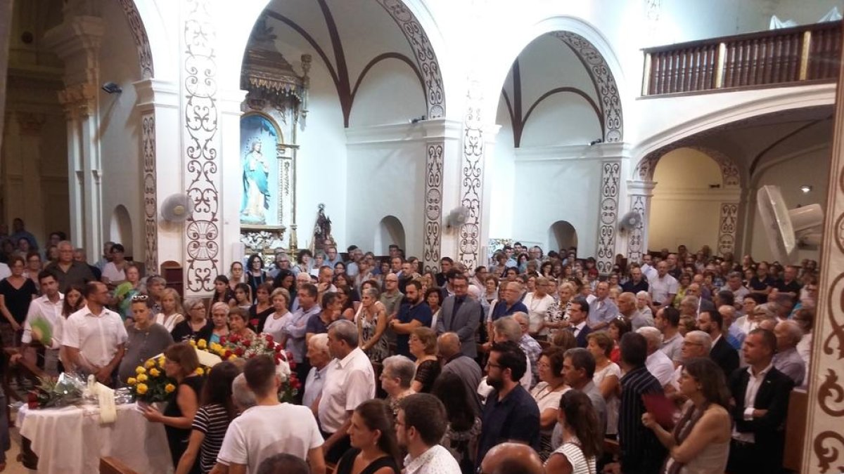 Massiu últim adéu a Josep Rabascall, alcalde de Maspujols