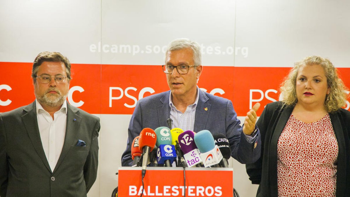 El PSC de Tarragona valora la posició d'En Comú Podem que pot fer a Ricomà alcalde.