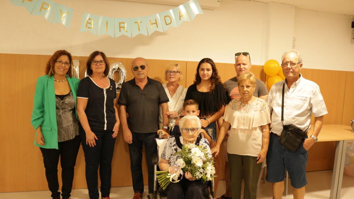 La cambrilenca Ramona Nebot celebra el seu centenari