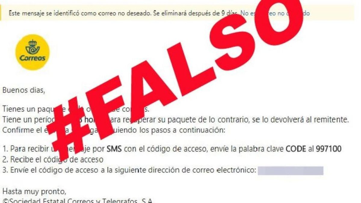 Alerten d'una nova estafa sobre un paquet rebut a Correos