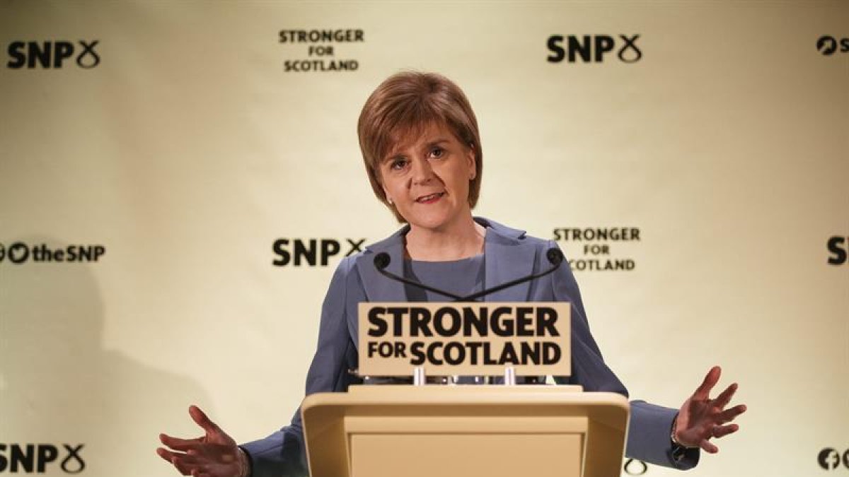 La primera ministra de Escocia, Nicola Strugeon.