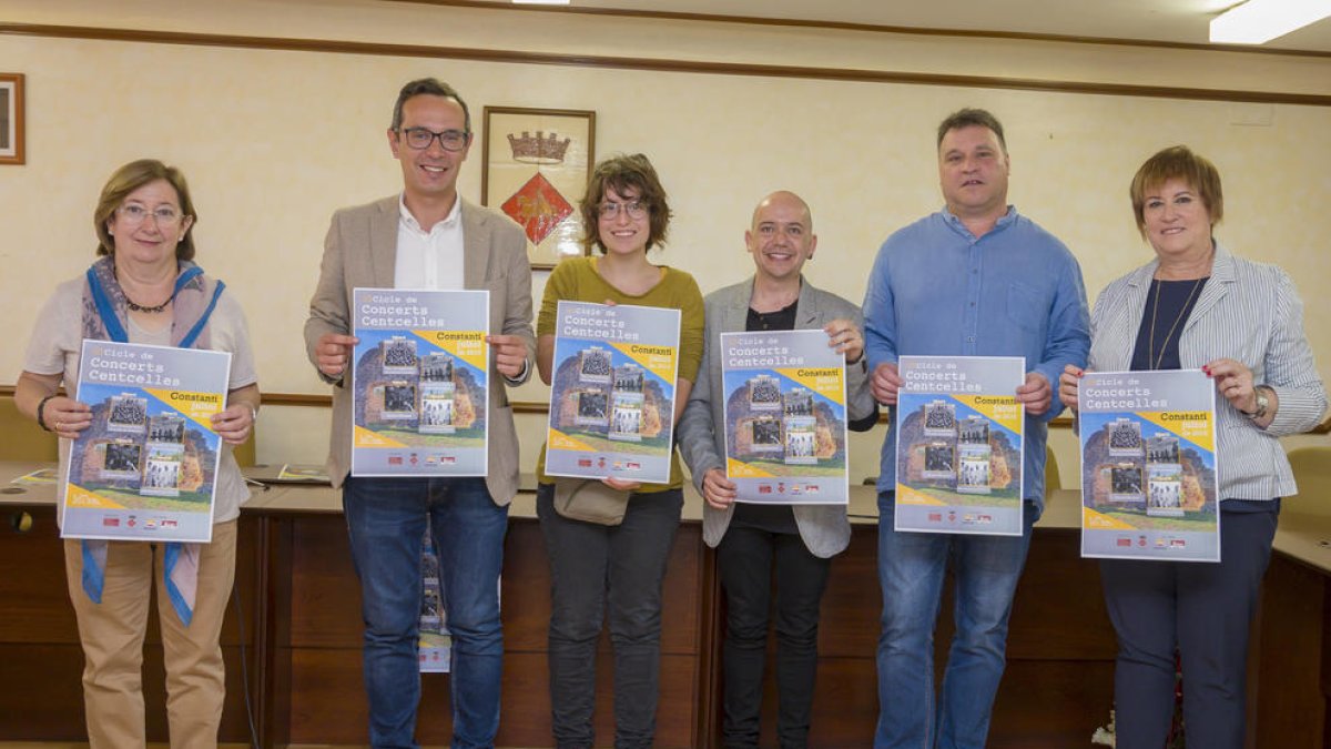 Imatge de la presentació del 3r Cicle de Concerts a Centcelles, que s'ha fet al Saló de Plens de l'Ajuntament de Constantí.
