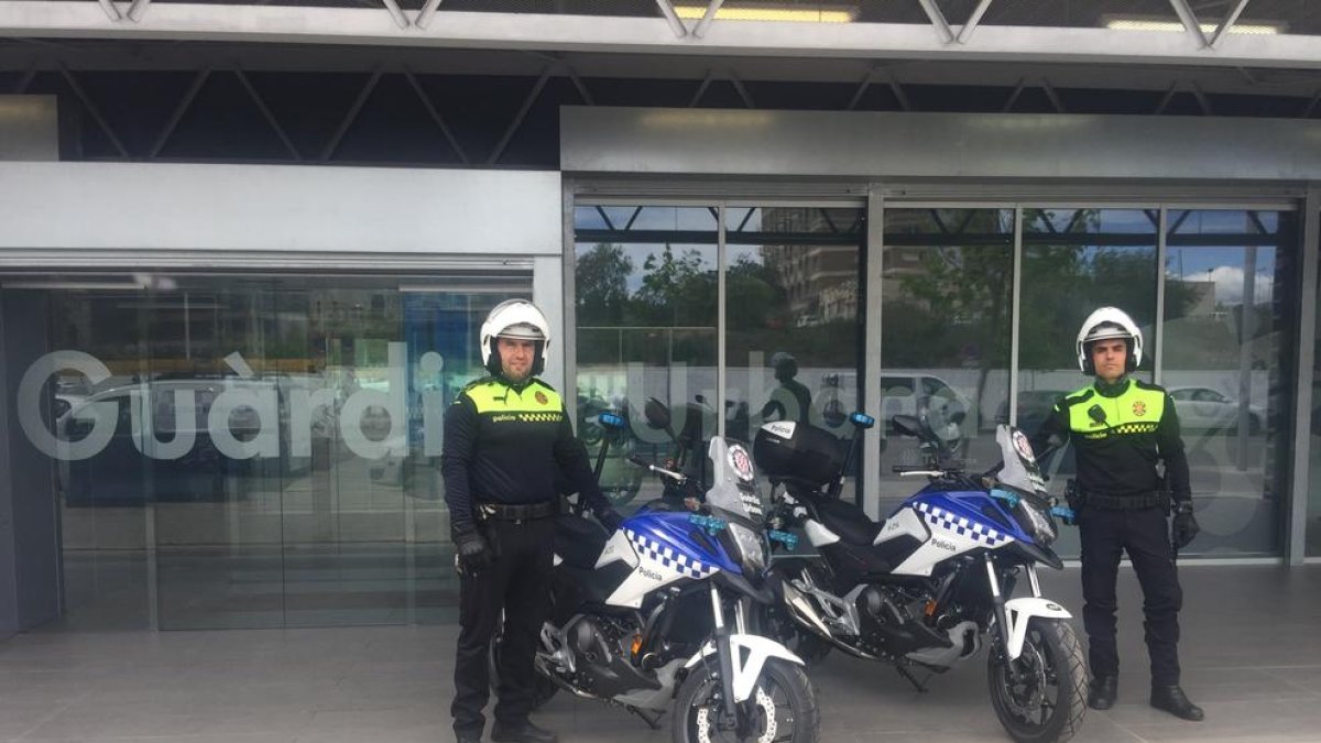 La Guardia Urbana de Tarragona estrena dos motocicletas