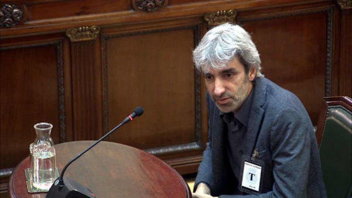 El director de FundiPau, Jordi Armadans, declarant com a testimoni al Tribunal Suprem.