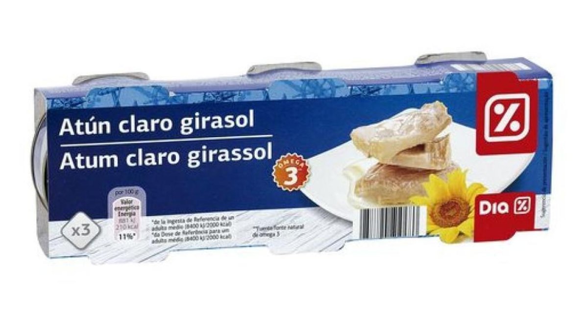 Alerta sanitària per toxina botulínica en la tonyina en oli de gira-sol de la marca Dia