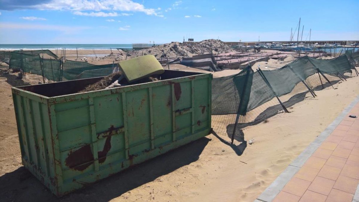 Les obres del port de Coma-ruga es reprendran a principis de maig