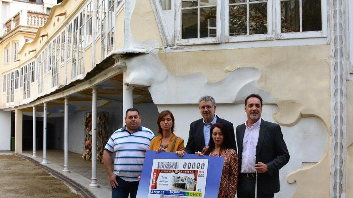 El Teatre Metropol, imatge del cupó de l'ONCE del diumenge