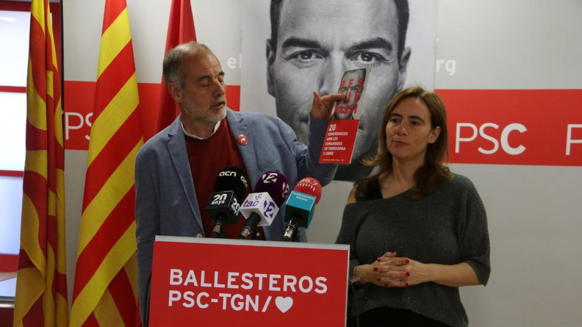 Pedro Sánchez, campanya, Joan Ruiz, Congrés, cap de llista, 28-A, Tarragona, PSC