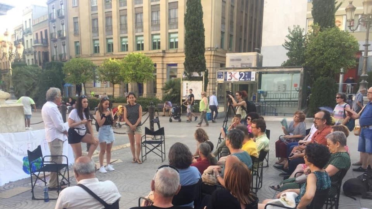 Una de las concentraciones de 'Fridays For Future' a Reus.