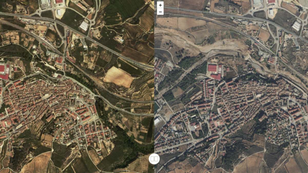 L'Institut Cartogràfic i Geològic de Catalunya habilita un visor fotogràfic per comprovar els danys del temporal