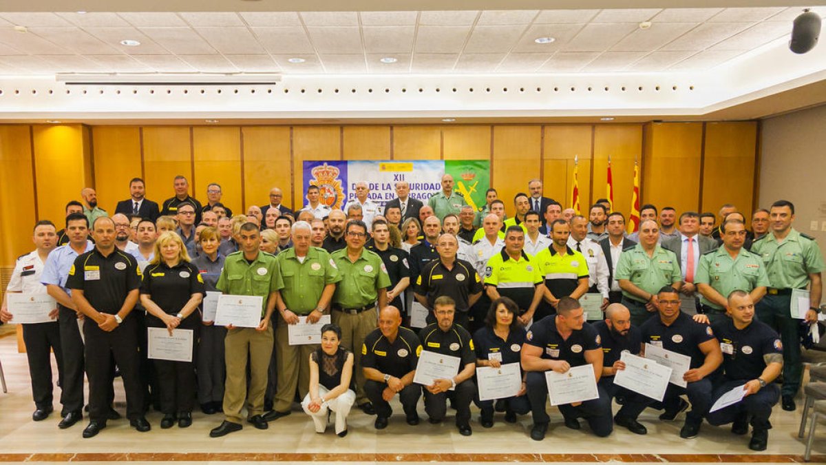 Tarragona distingeix als professionals de la seguretat privada per la seva tasca