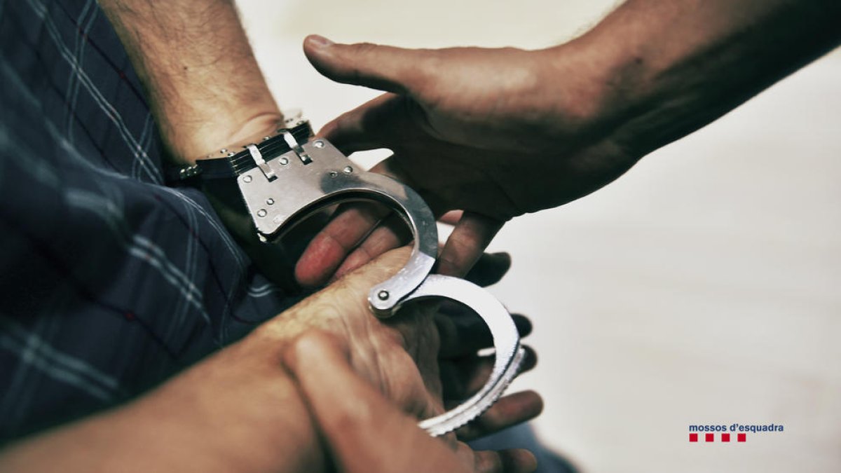 detingut, mossos d'esquadra, detenció, delicte