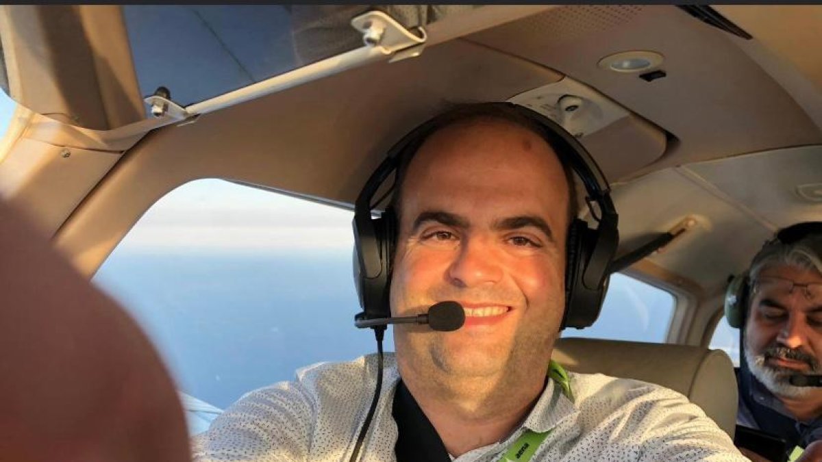 Marc Francesch, presidente de JuntsxCat en Torredembarra es uno de los pilotos de la avioneta de Reus desaparecida