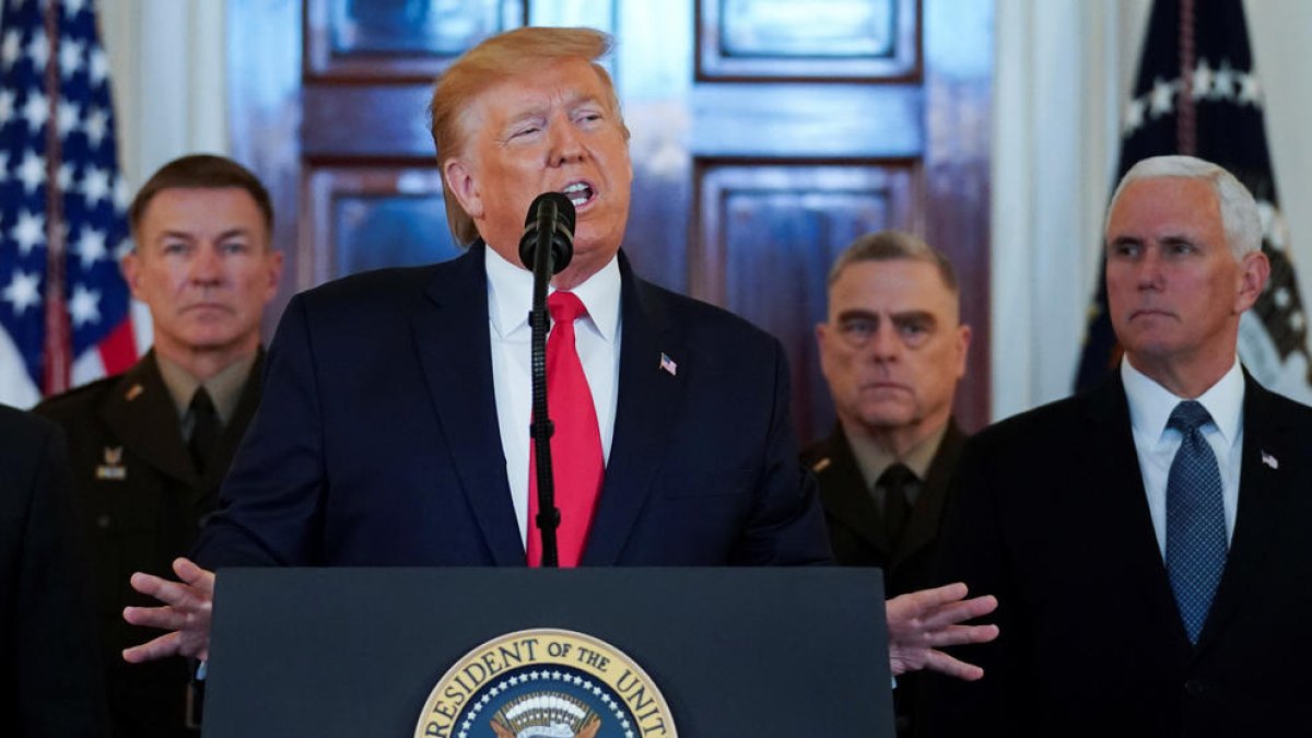 Trump anuncia nuevas sanciones contra Irán pero dice que no quiere utilizar la fuerza militar