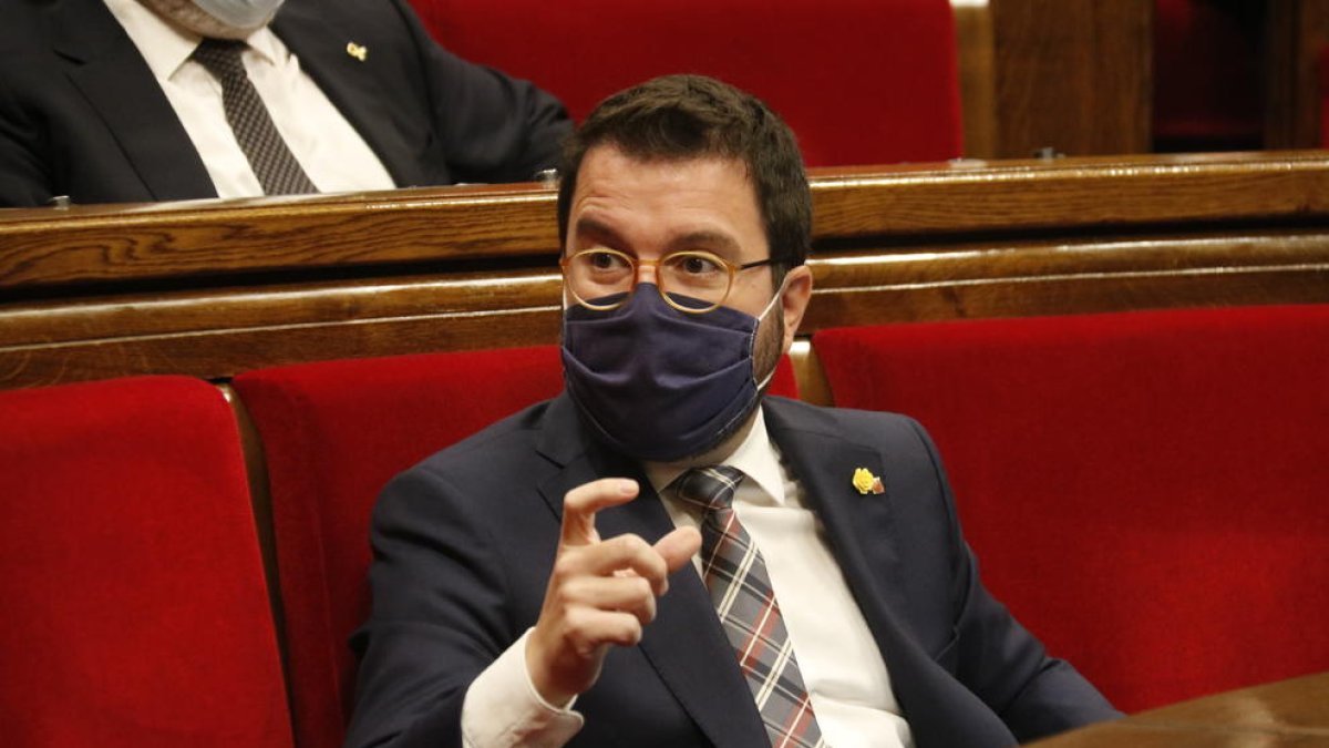 vicepresident Generalitat, funcions de president, Pere Aragonès