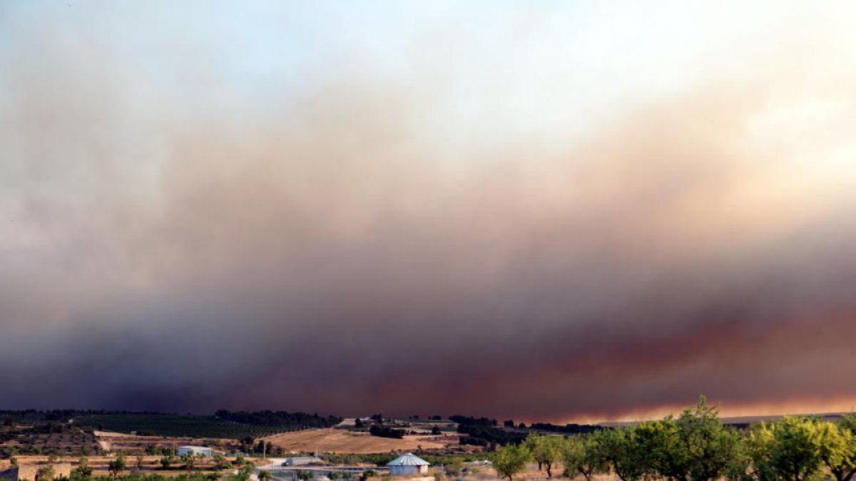fum, incendi, Segrià, Llardecans