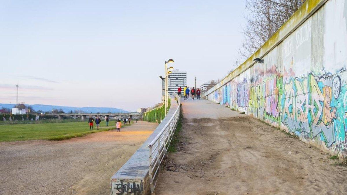 L'espai lúdic del Francolí segueix en el pèssim estat en què va quedar per la riuada