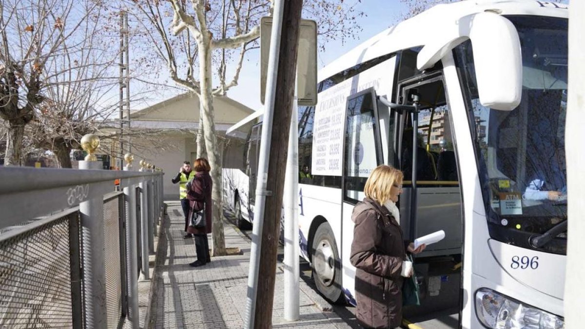 bus lanzadera, estación salou, corredor mediterráneo