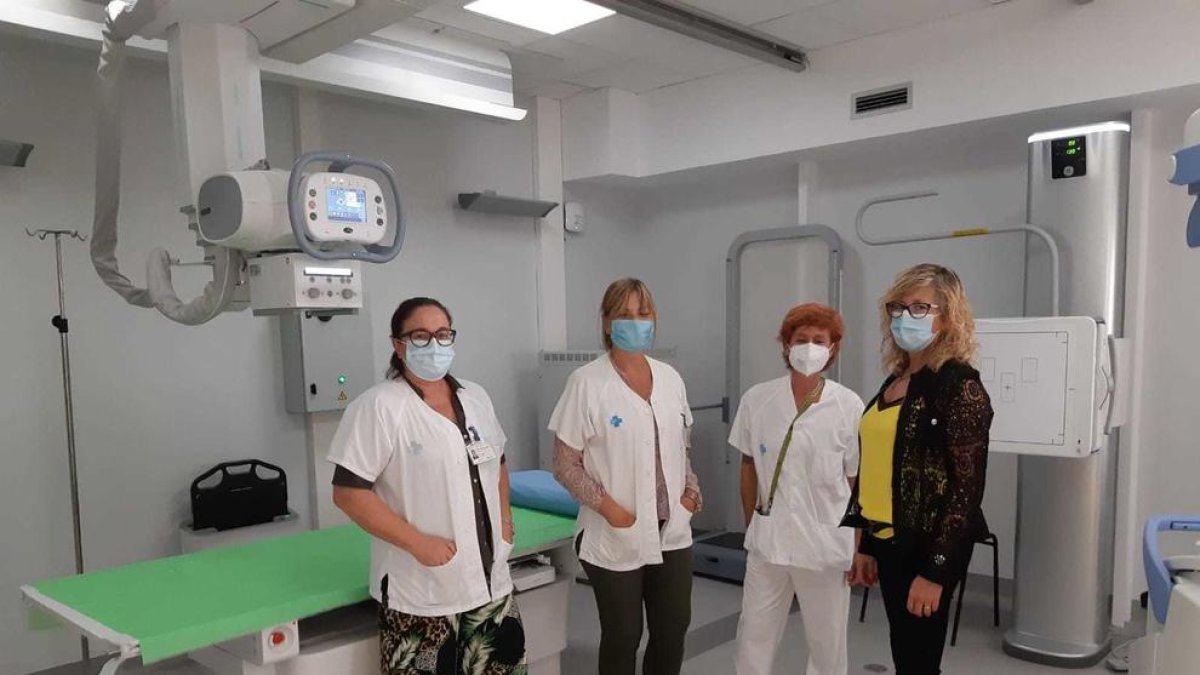 El Virgen de la Cinta renueva la sala de rayos X con un equipamiento con herramientas de inteligencia artificial