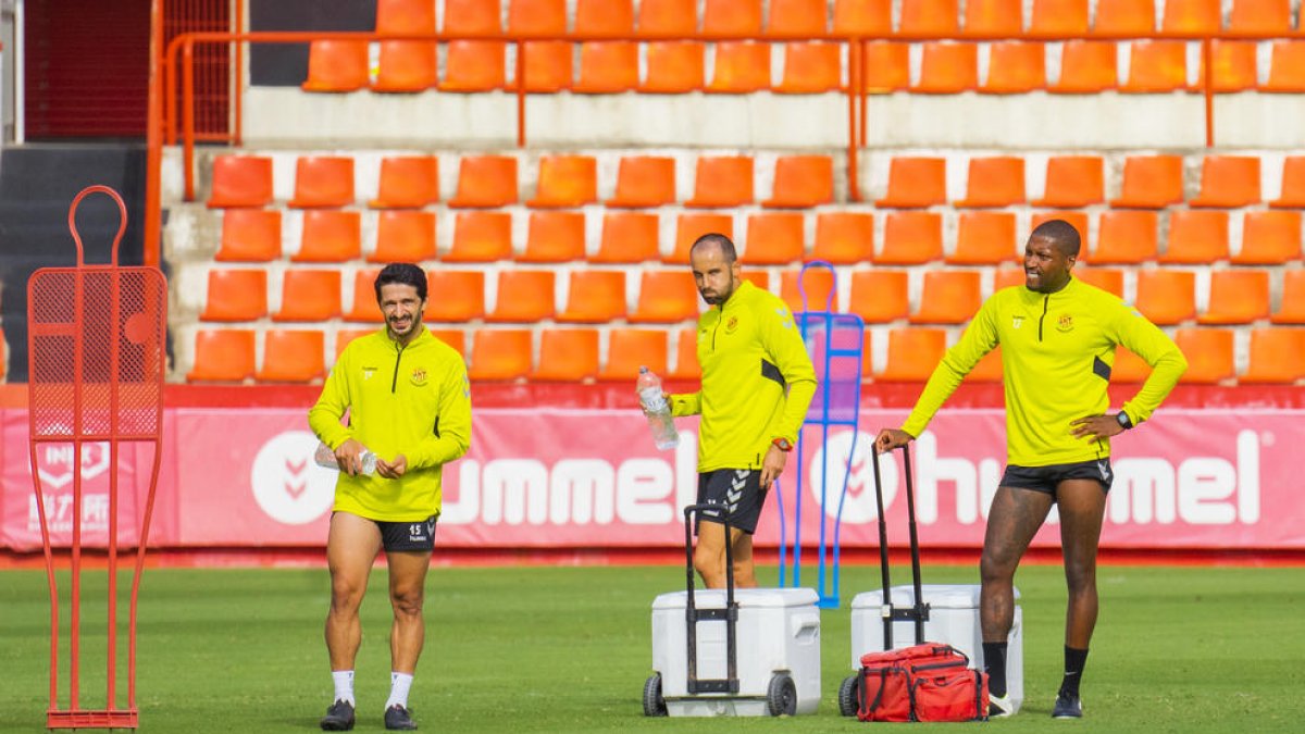 Giner, Pereira i Habran tornen a entrenar amb la resta del grup