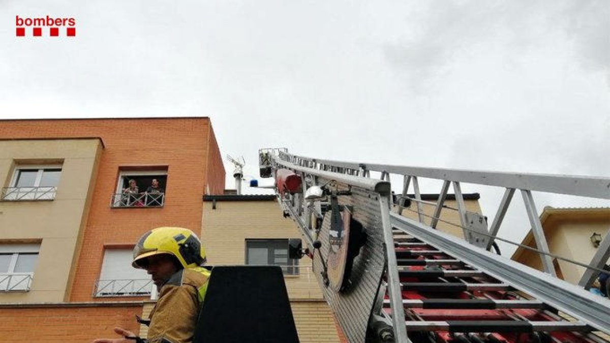Els Bombers fan una vintena de sortides per les fortes tempestes, la majoria al Camp de Tarragona