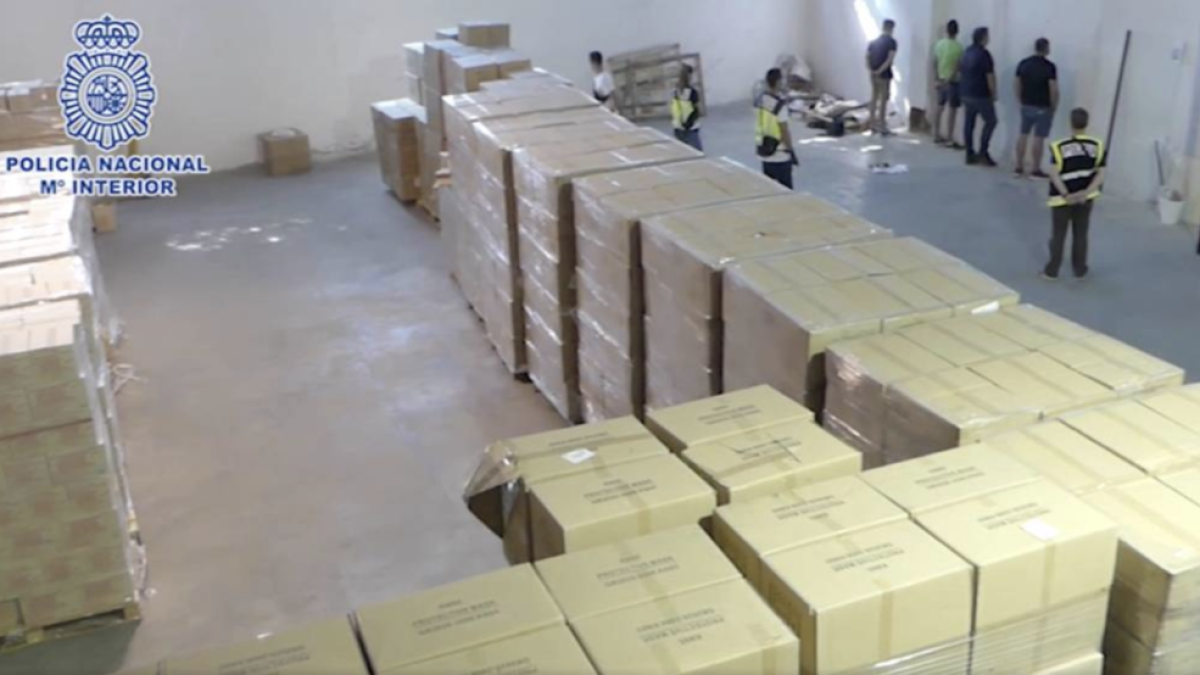 Cinc detinguts per robar 3,3 milions de productes sanitaris a Madrid