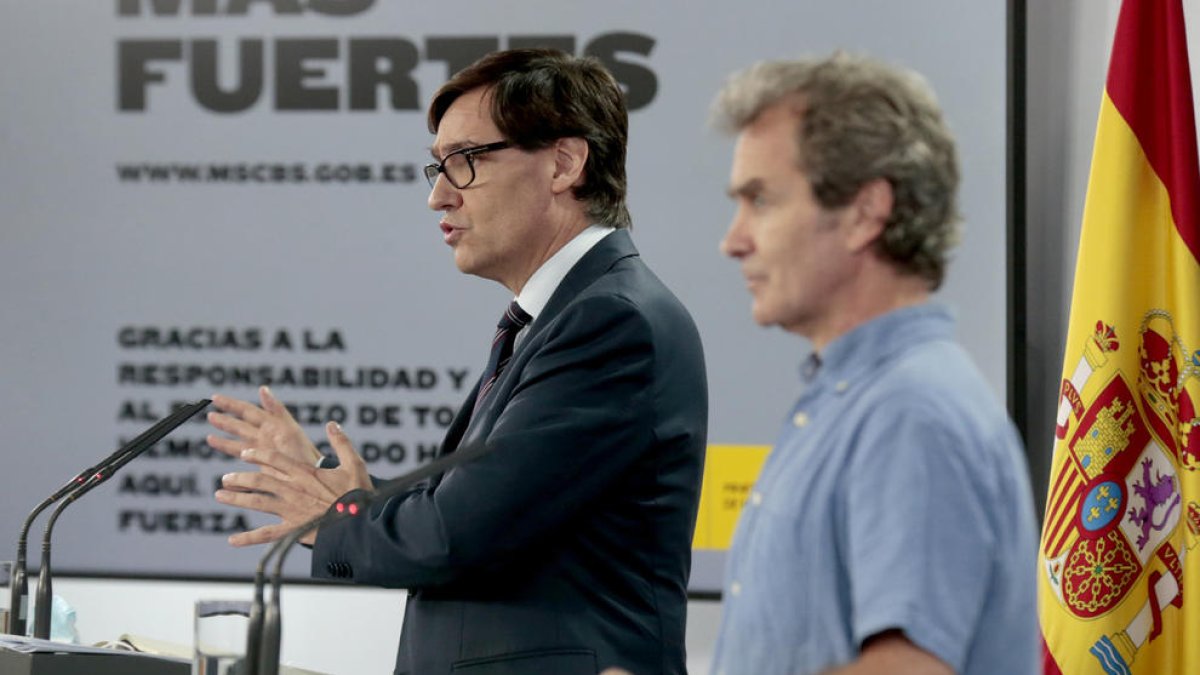 El ministro de Sanidad, Salvador Illa, insta la población de Lérida a seguir las recomendaciones de la Generalitat