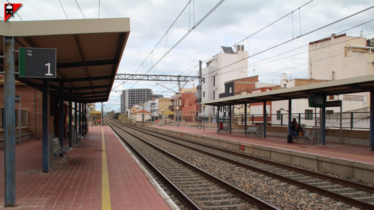 estación la botella tren, renfe, adif