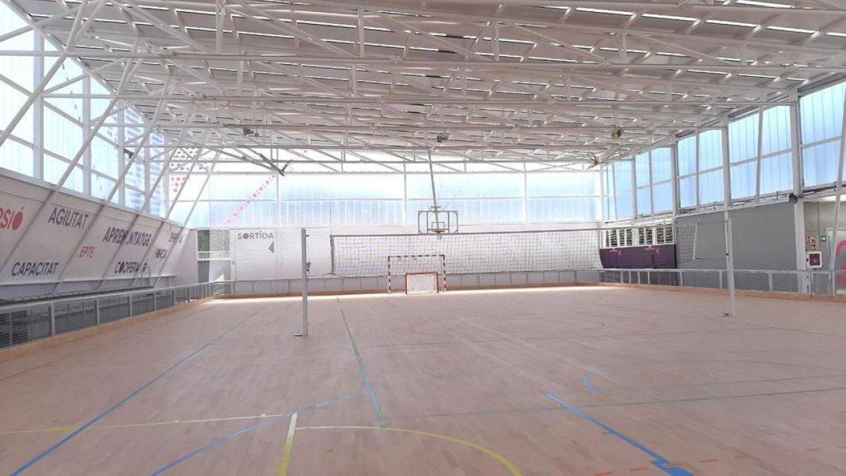 Acaban las obras del poliligero vinculado a la escuela Cèlia Artiga